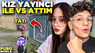 RUS KIZ YAYINCI İLE VS ATTIM!! HAYRAN KALDI | PUBG MOBİLE