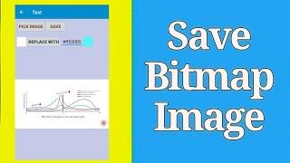 Save a Bitmap image to Device