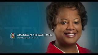 Meet the Commissioners featuring Amanda M. Stewart, M.Ed