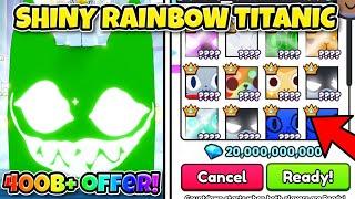 INSANE OFFERS For *Shiny Rainbow Titanic Nightmare Cat* in Pet Simulator 99!