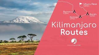 The Kilimanjaro Routes | An Overview | Climb Kilimanjaro 4K