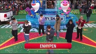 ENHYPEN performs "Keep Swimming Through" at the Macy's Thanksgiving Parade