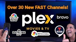 WOW! Plex Adds Over 30 FAST Channels! NBC Universal Deal⁉️