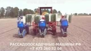 Рассадопосадочная машина F MAX Ferrari посадка рассады.wmv