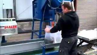 Manual bagging System with Robot Palletising | RMGroup UK - Manual & Automated Packaging Systems