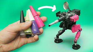 Don't let my girlfriend know! (using nail polish as model paint)