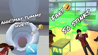 Fart And Poop In School In sakura school simulator#Meme#Short