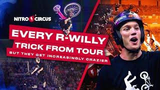 Every R-Willy trick but they get increasingly Crazier - Nitro Circus 20th Anniversary tour