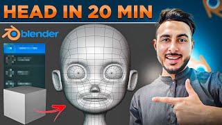 Easy way to model head in blender