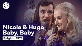 Nicole and Hugo - Baby, Baby - Belgium  - Grand Final - Eurovision 1973