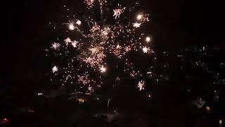 Silvesterfeuerwerk New Year 2025 - Bad Bevensen, Germany (DJI Mini 4 Pro)