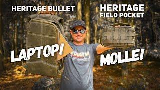 GORUCK Heritage Bullet 16L LAPTOP!! + Heritage Field Pockets with MOLLE!! 