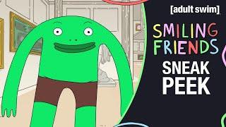 SMILING FRIENDS | S1E2 Sneak Peek: Helping Mr. Frog | adult swim