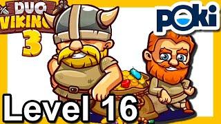 Duo Vikings 3 Level 16 [GAMEPLAY] poki.com