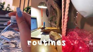 routines asmr (nighttime, daytime, self care etc)