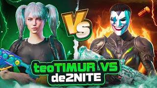 teoTIMUR vs de2NITE tdm turnir yarim final  1/2