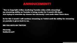 STALKERPLAYS : Announcement!