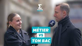 L'année d'obtention de ton bac VS Ton métier actuel