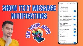 How to Show Text Message Notifications on Android