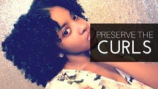 Curly Hair Night time Routine | How to Maintain Natural Hair