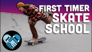 FIRST TIME Skateboarding tutorial