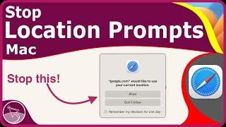 How to Stop Safari from Asking for Location on Mac in macOS Ventura