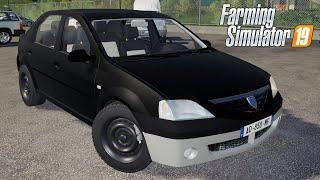 FS19 - Dacia Logan 2009 - Farming Simulator 2019 CAR MOD DOWNLOAD #gaming #games #gameplay #car #bmw