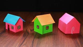 3 Very Easy way to Make Paper House- Unique and creative for School Project