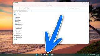 Как вместо проводника быстрый доступ открыть этот компьютер в панели задач Windows 11