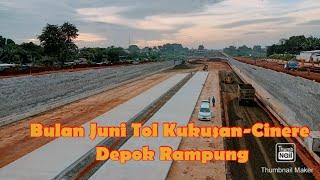 Melongok Pengerjaan Proyek Tol Cijago Seksi 3, Kukusan-Cinere Depok. Bulan Juni 2022 Rampung.