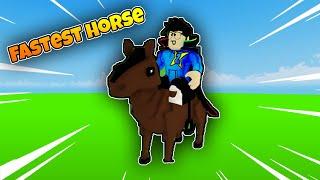 *Fastest Horse* In Roblox Island