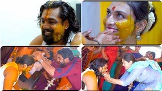 Dhruva Sarja And Prerana Haldi Ceremony Complete Video | Chiru Sarja | Meghana Raj