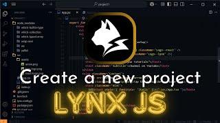 How to create a new lynx js project?