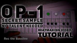 OP-1 Secret Sample: No Talent needed (LoFi-RnB, Beatmaking Video/ Tutorial) Stereo