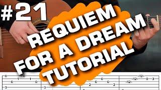 requiem for a dream acoustic guitar tabs cover fingerstyle song реквием по мечте на гитаре