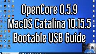 AMD Ryzentosh OpenCore 0.5.9 MacOS Catalina 10.15.5 Bootable USB Guide