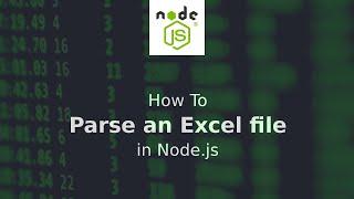 How to parse an Excel file in Node.js