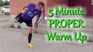 How To Warm Up Before A Soccer / Football Game