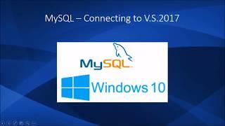 how to Connect MySql to Visual Studio 2019 | MySQL Database for Visual Studio 2019 |