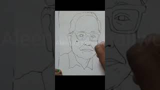 പി. എൻ. പണിക്കർ/വായനാദിന പോസ്റ്റർ/VAYANA DINAM/PN PANICKER #vayanadinam #readingdaydrawing #shorts