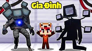 Hachi Được Gia Đình TV Man Nhận Nuôi Trong Minecraft