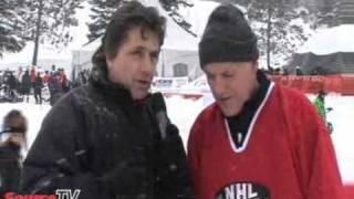 Dennis Maruk at the Source for Sports Canadian National Pond hockey Championships