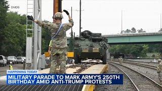 Military parade to mark Army's 250th birthday amid anti-Trump protests