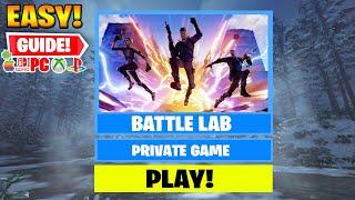 How to Play Battle Lab in Fortnite Chapter 5 Map Code & Creative Code 2024!