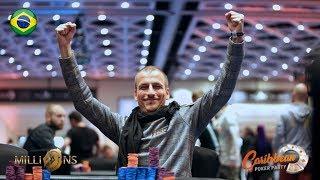 Português - MILLIONS World Day 1B FULL STREAM | Caribbean Poker Party 2019 | partypoker
