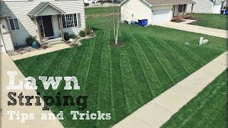 Lawn Striping - How To Achieve The Best Stripes In Your Lawn