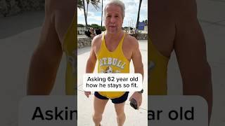 Asking fit 62 year old how he got so fit. #workout #bodybuilding #miami #fitness