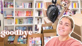 vlog: packing up my skincare collection & all of my books!!