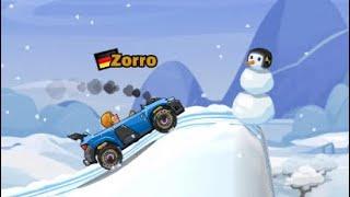 28.452m WINTER All Vehicle World Record with RALLY CAR - Hill Climb Racing 2