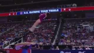 2012 US Olympic Trials Day 1 Aly Raisman Vault